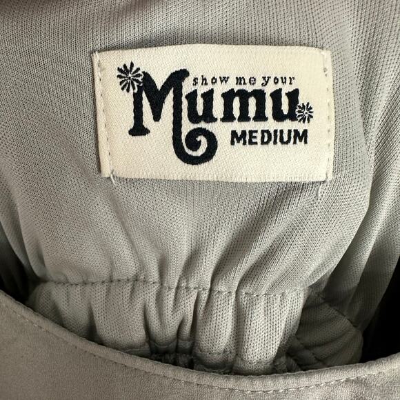 NWT Show Me Your Mumu Caitlin Ruffle Maxi Gown Lily Showers Bridesmaid Dress Med - Picture 16 of 16